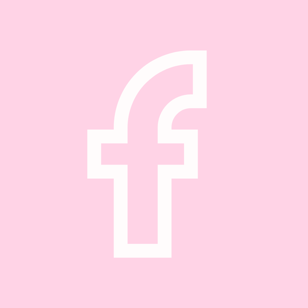 Light Pink App Icon Facebook