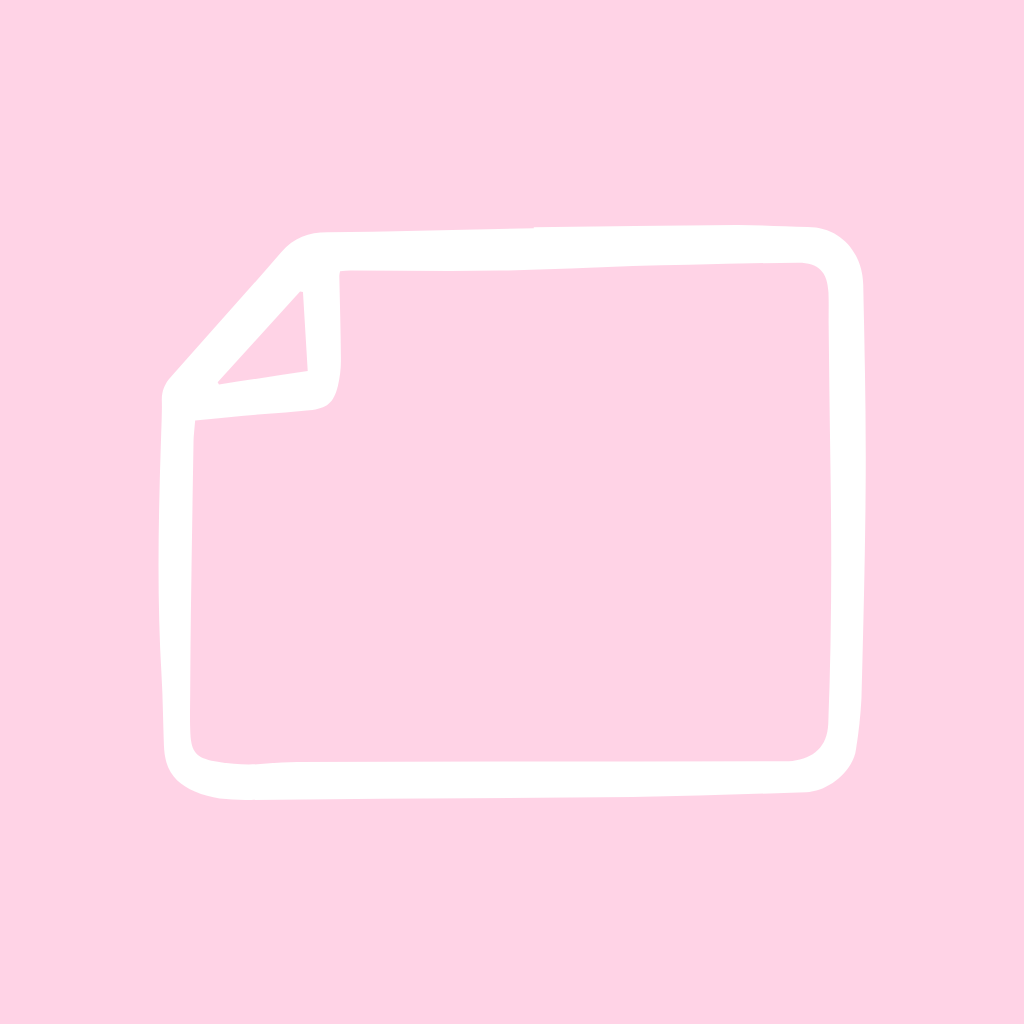 Light Pink App Icon Files