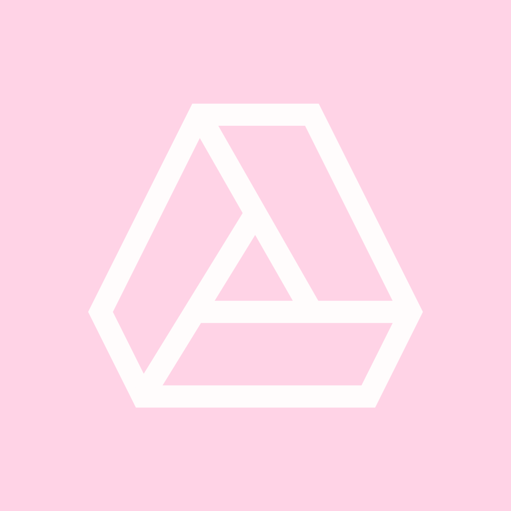 Light Pink App Icon Google Drive