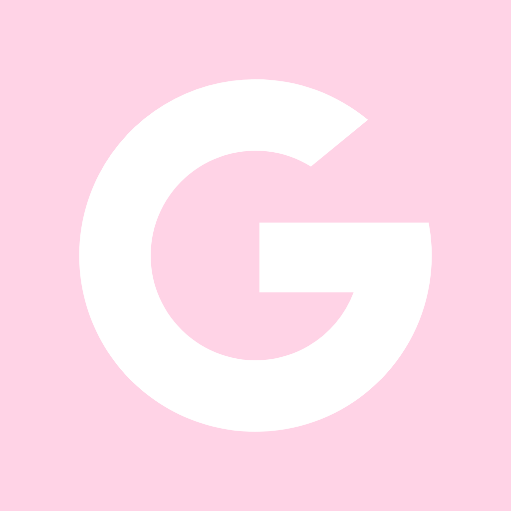 Light Pink App Icon Google