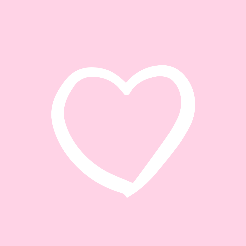 Light Pink App Icon Heart