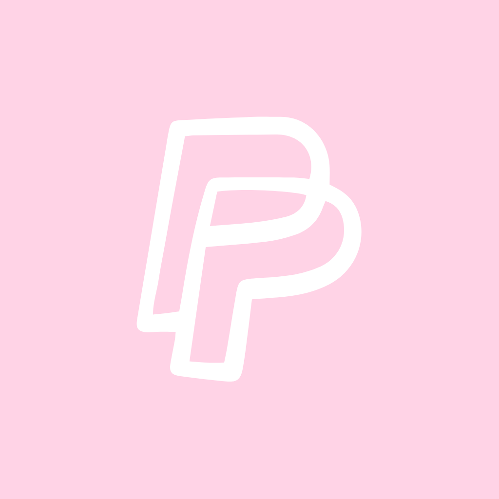 Light Pink App Icon PayPal