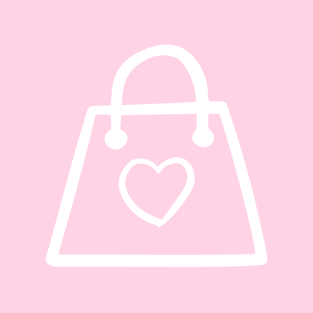 Light Pink App Icon Shopping