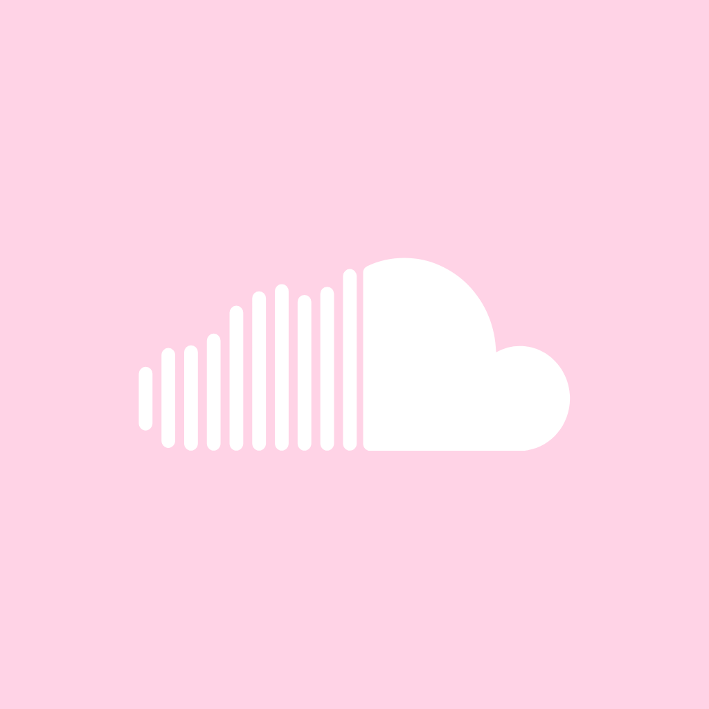 Light Pink App Icon Soundcloud