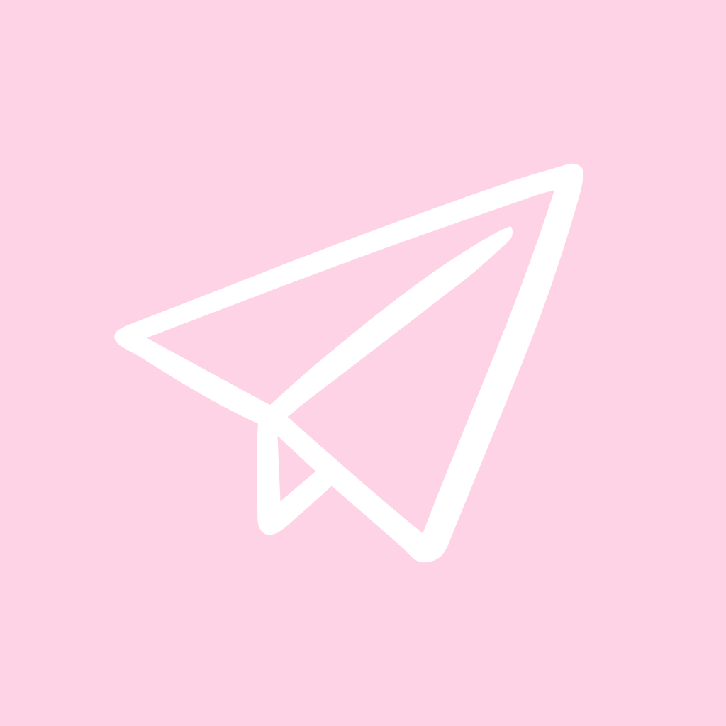 Light Pink App Icon Telegram