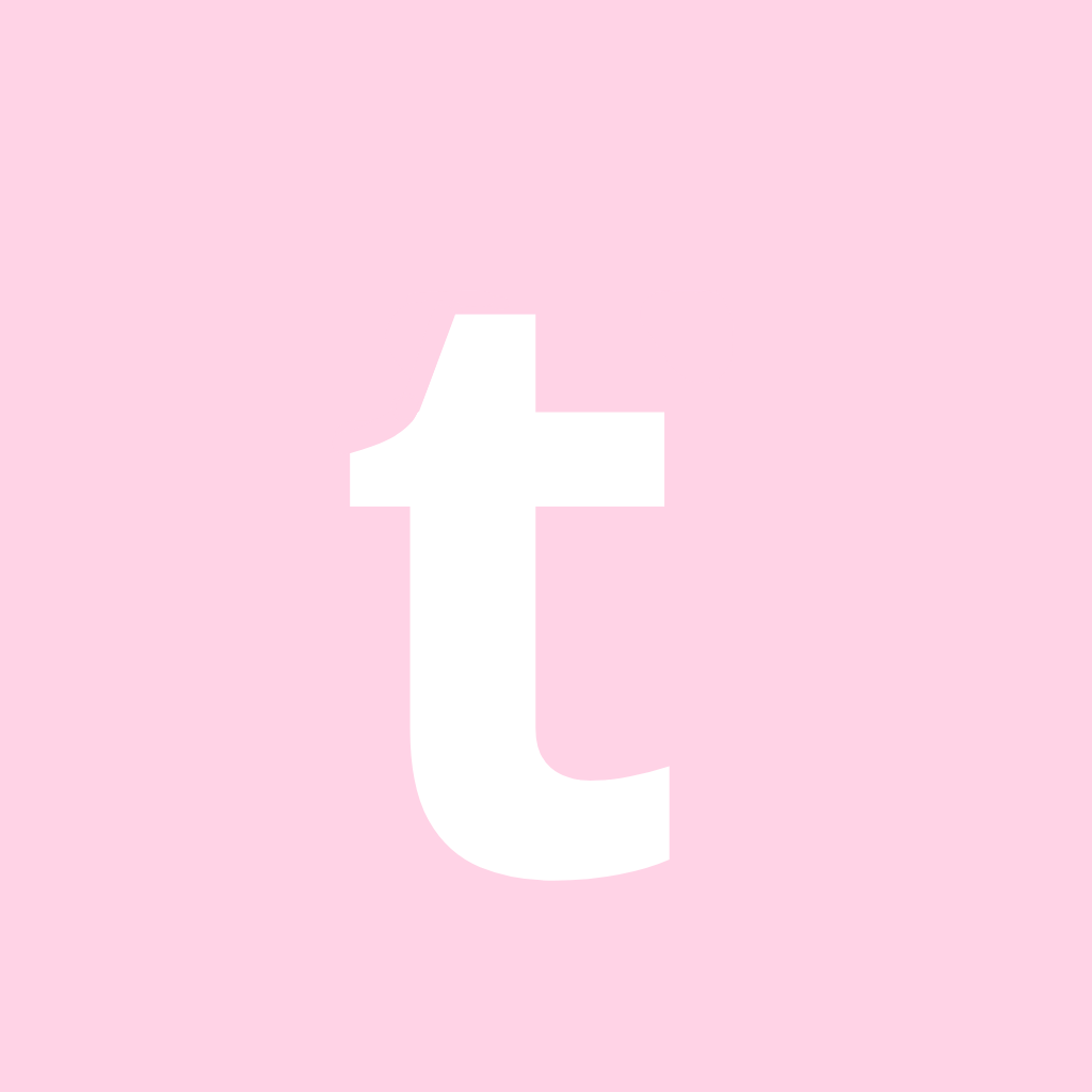 Light Pink App Icon Tumblr