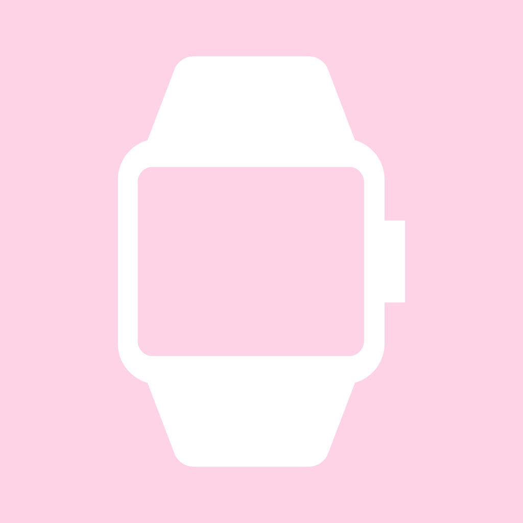 Light Pink App Icon Watch