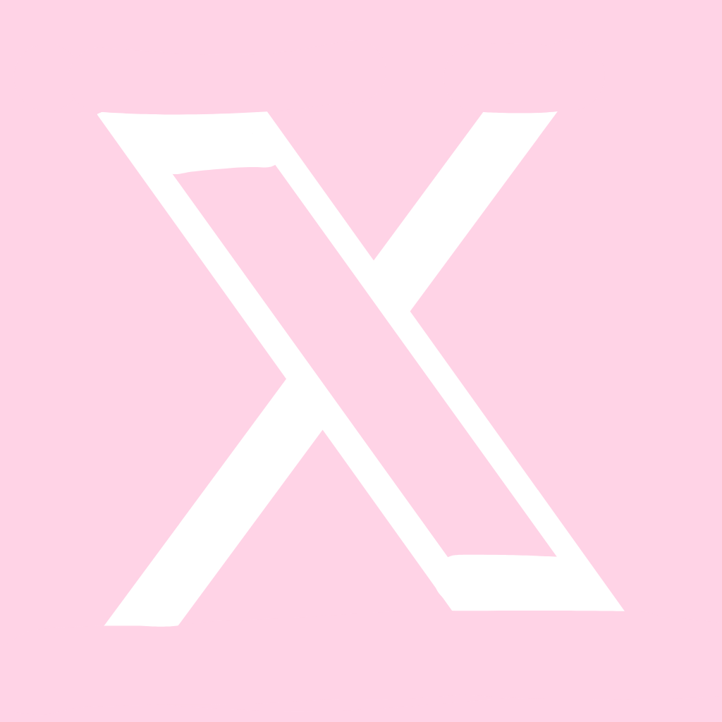 Light Pink X App Icon