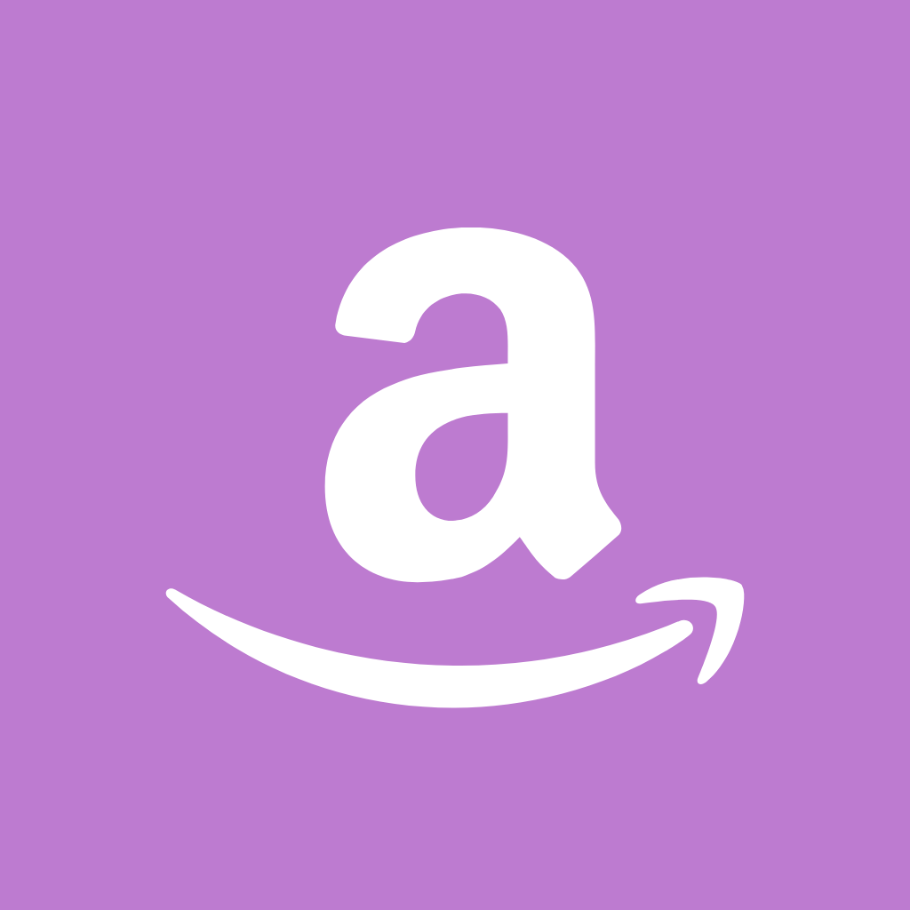 Purple app icons Amazon