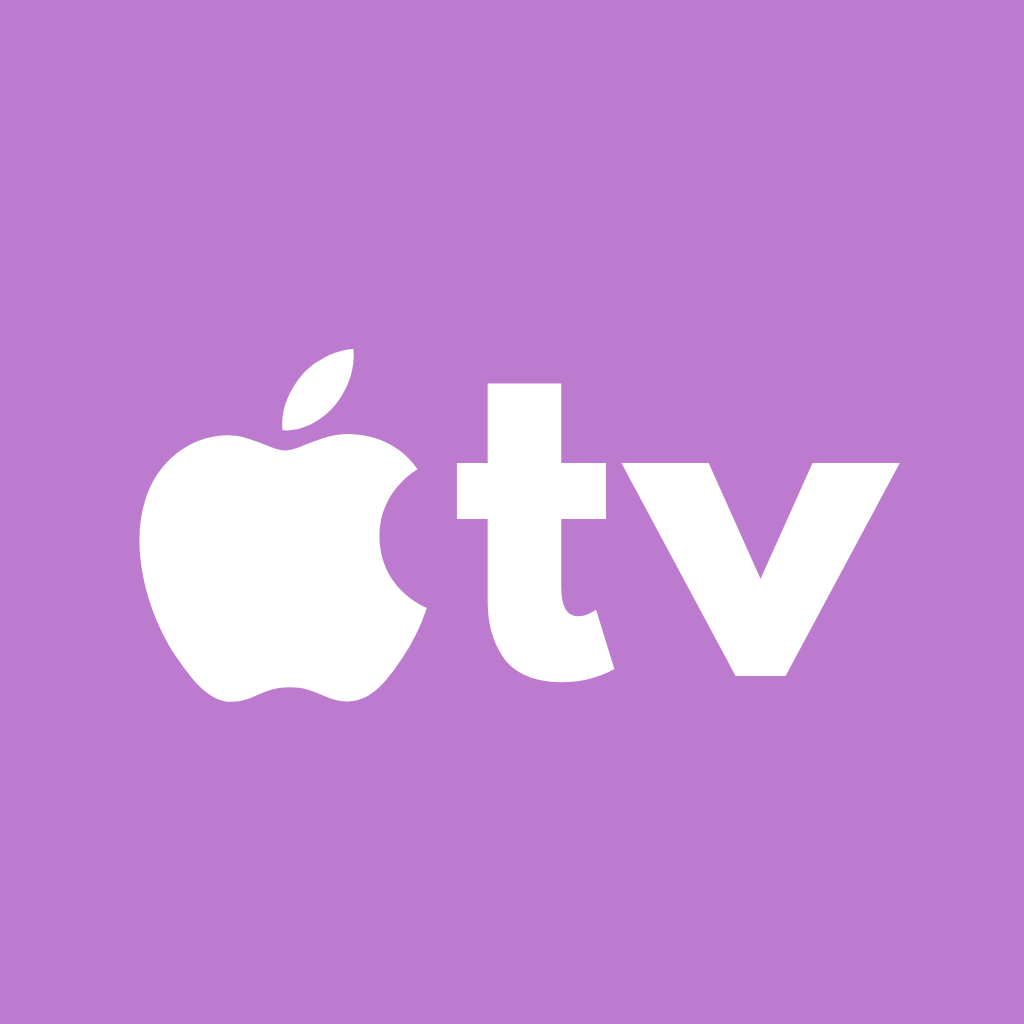 Purple app icons Apple TV