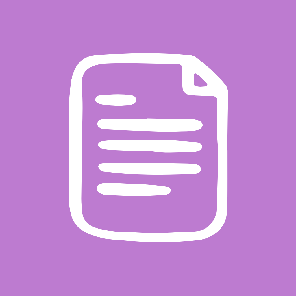 Purple app icons Docs