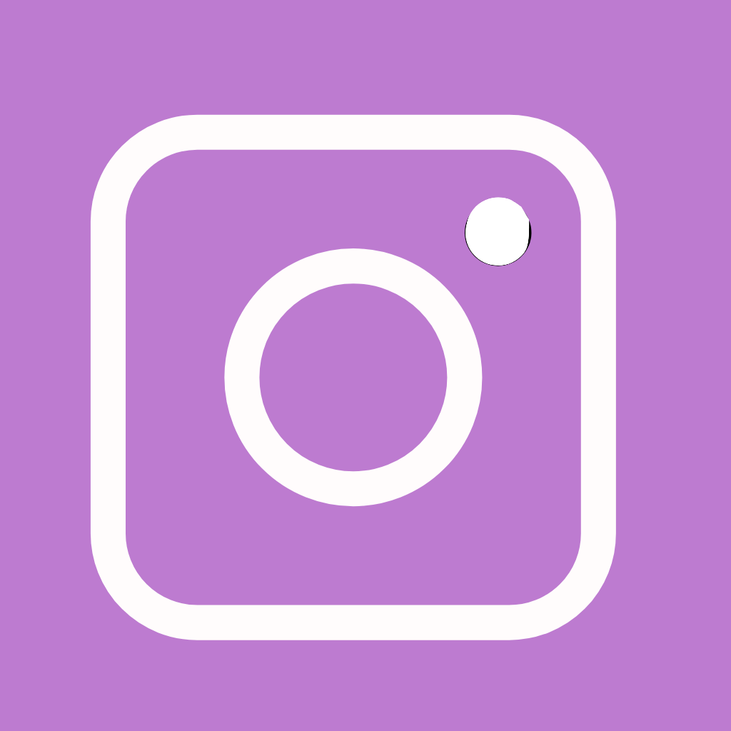 Purple app icons Instagram