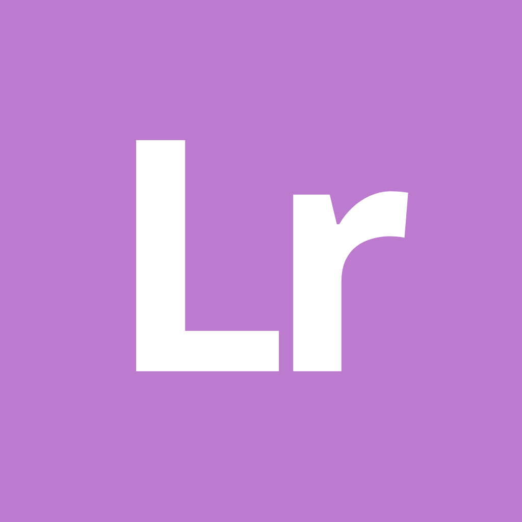 Purple app icons LightRoom