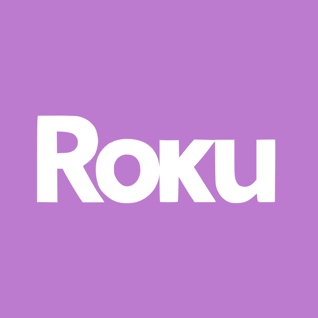 Purple app icons Roku