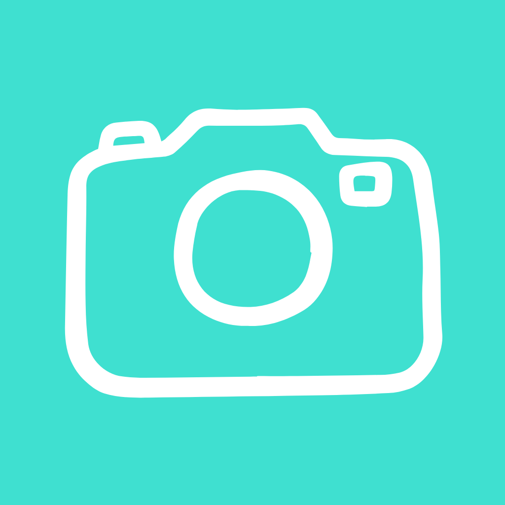 Turquoise App Icon Camera