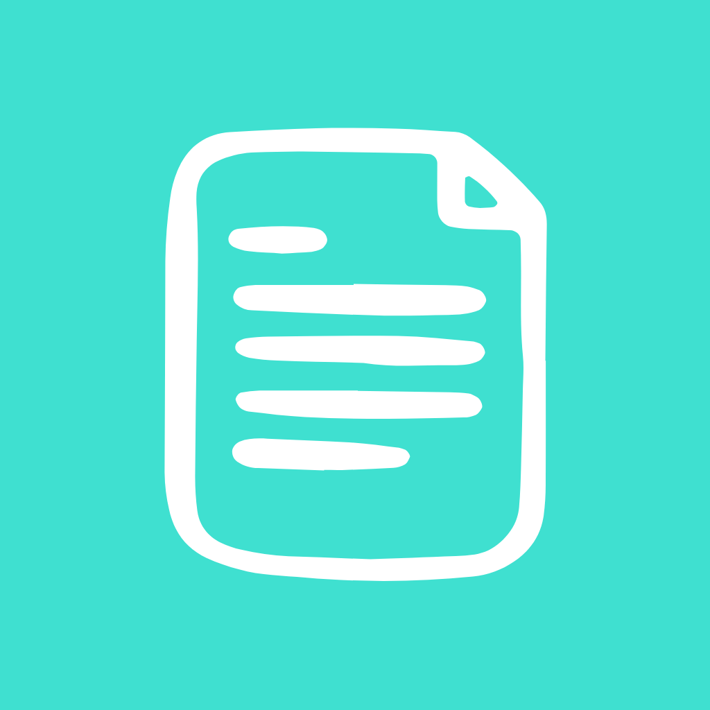 Turquoise App Icon Docs