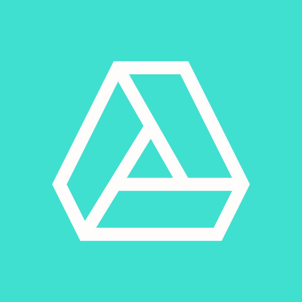 Turquoise App Icon Google Drive