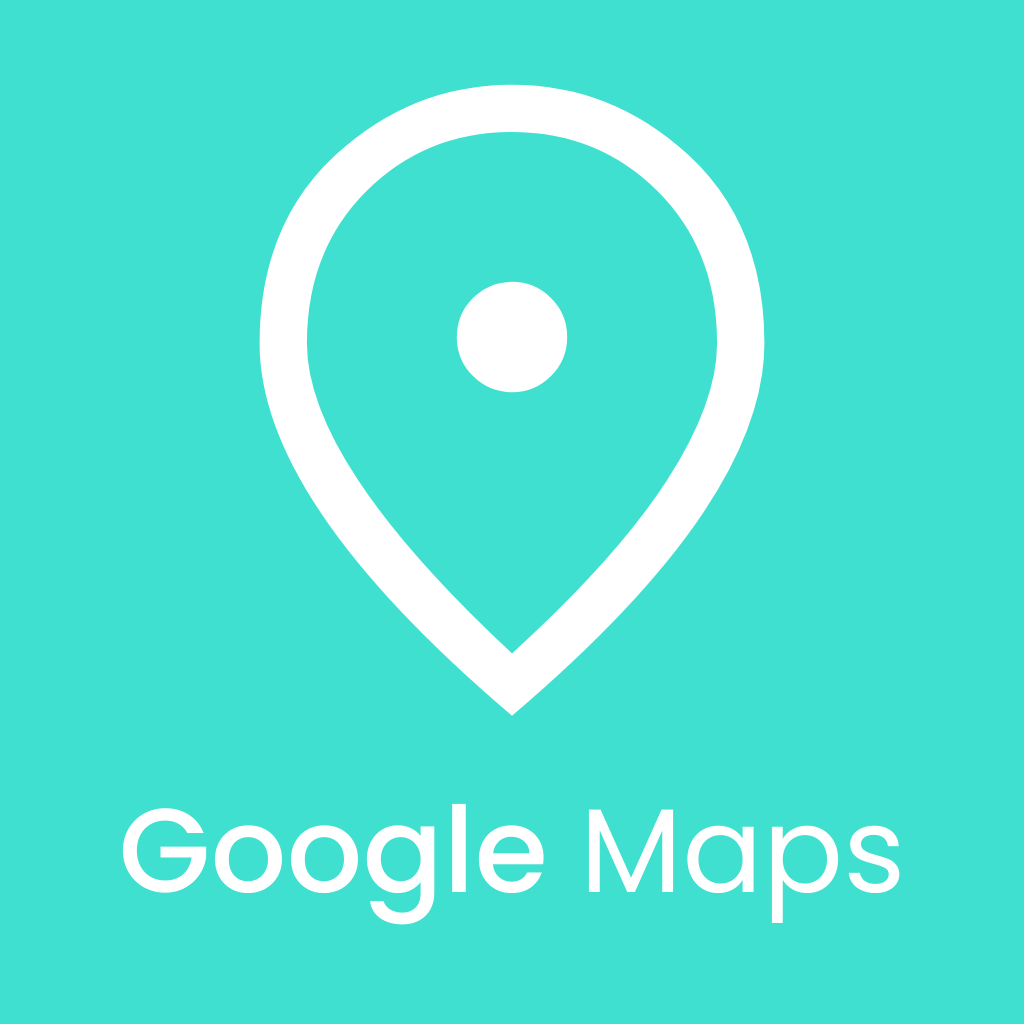 Turquoise App Icon Google Maps