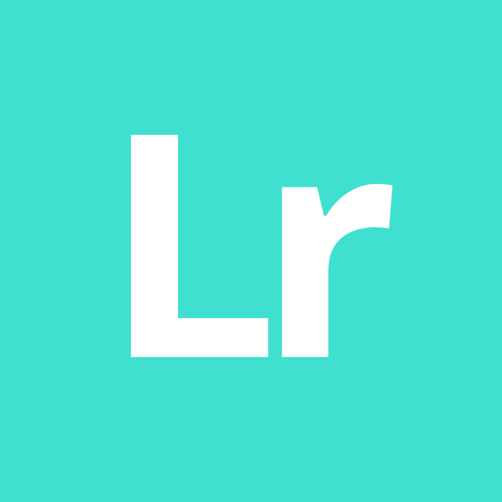 Turquoise App Icon LightRoom