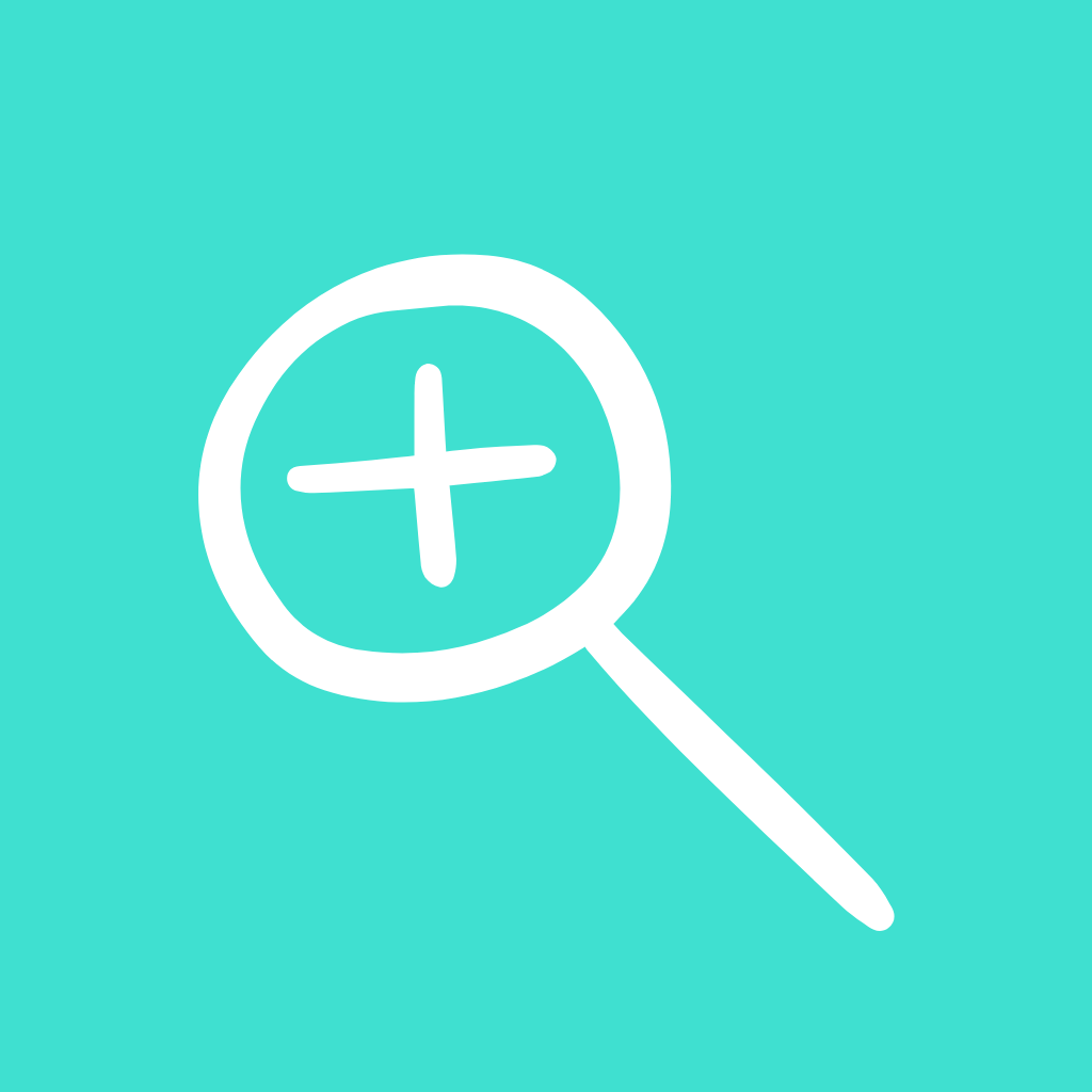 Turquoise App Icon Magnifier