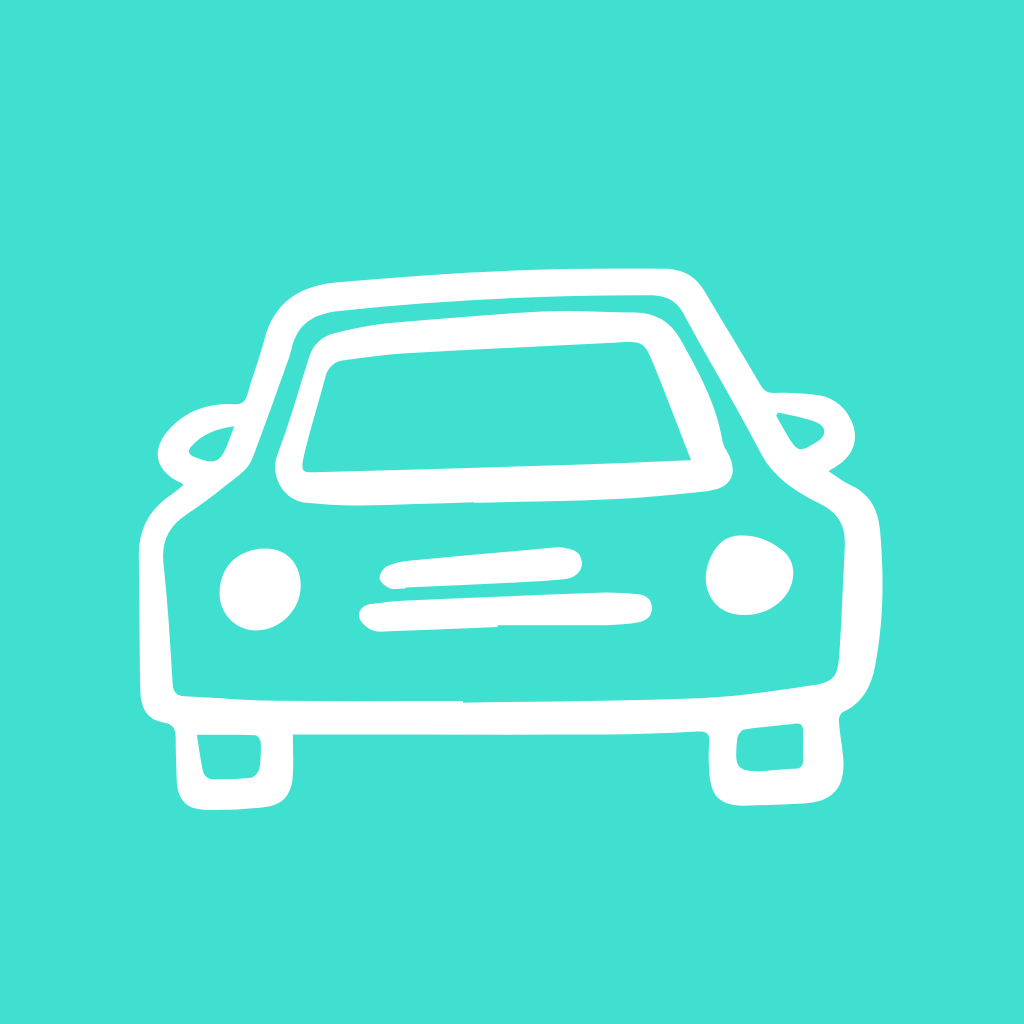 Turquoise App Icon Parking