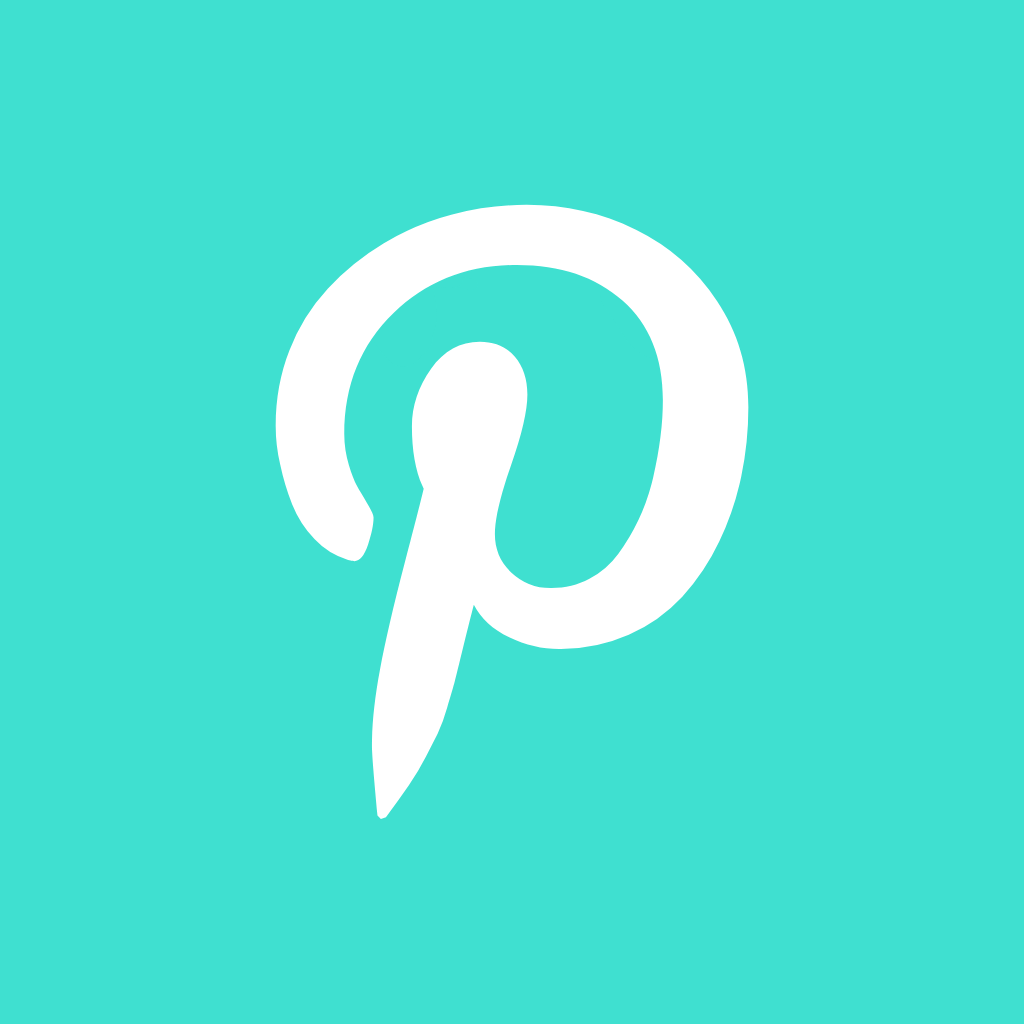 Turquoise App Icon Pinterest