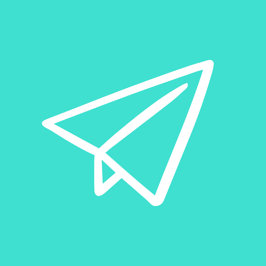 Turquoise App Icon Telegram