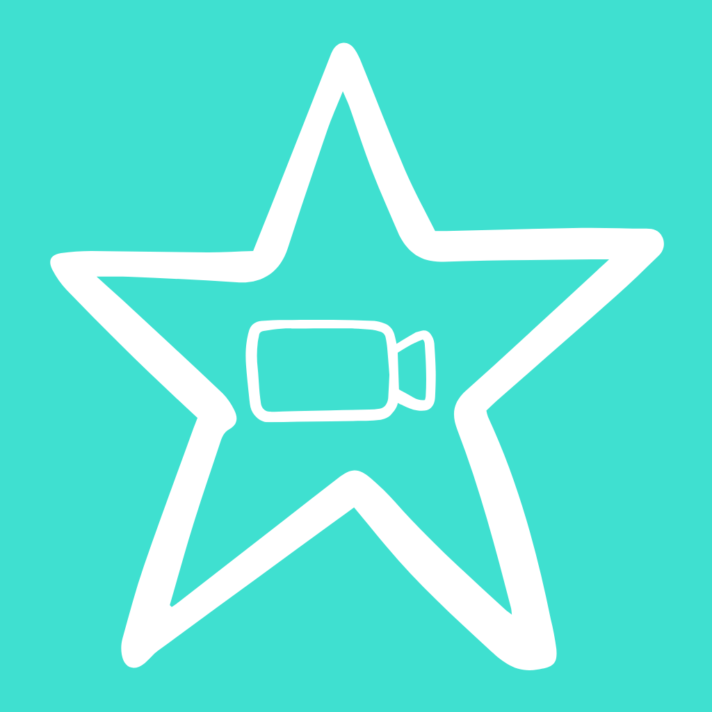 Turquoise App Icon iMovie