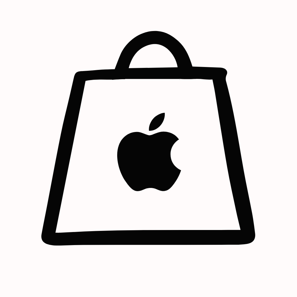 White App Icon Apple Store