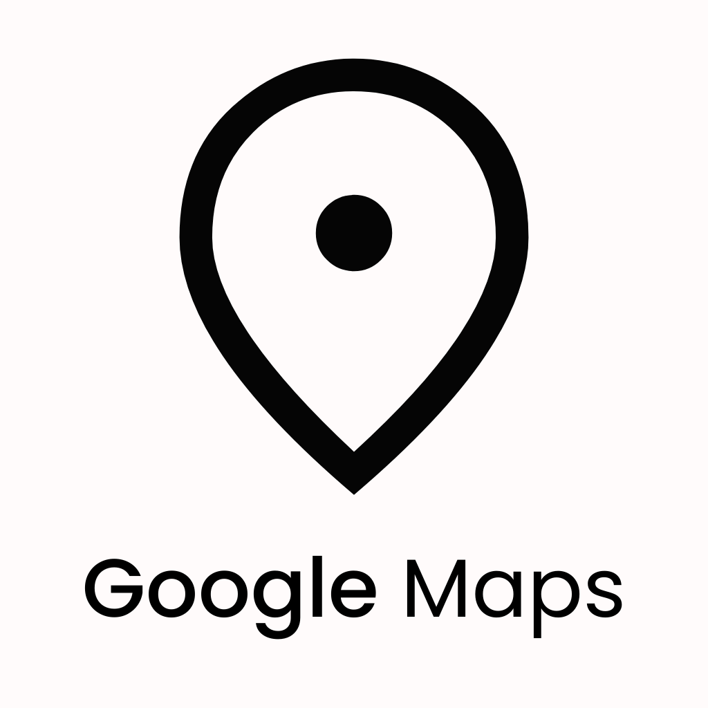 White App Icon Google Maps