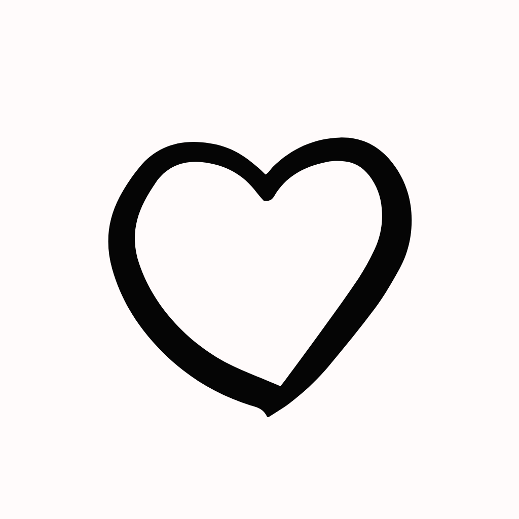 White App Icon Heart