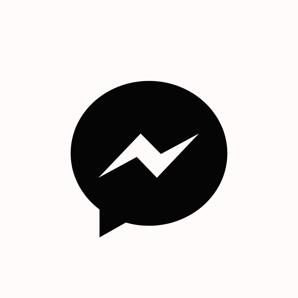 White App Icon Messenger