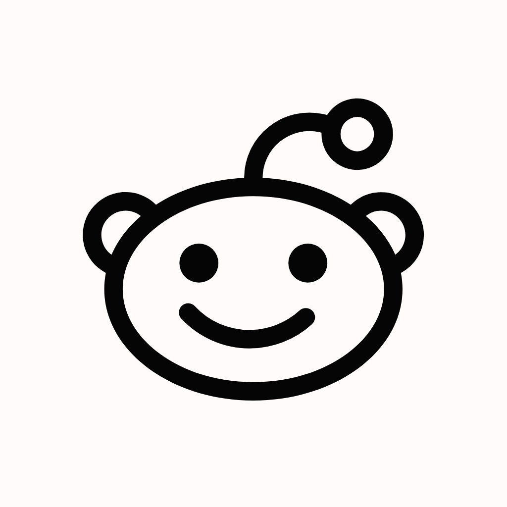 White App Icon Reddit