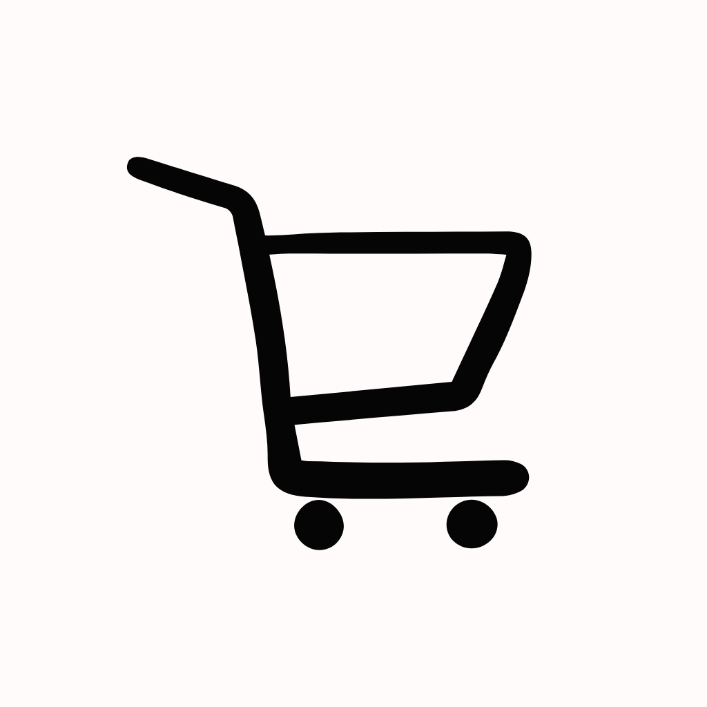 White App Icon Shopping Cart