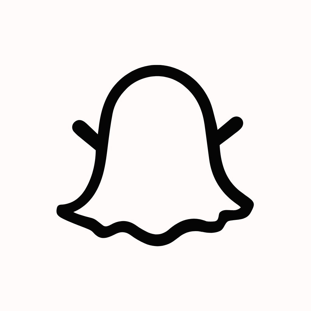 White App Icon Snapchat