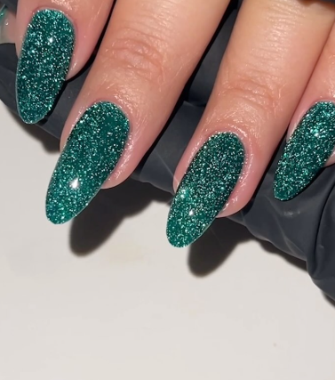 Glitter lagoon Nails