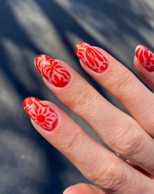 Oriental Bloom Nails