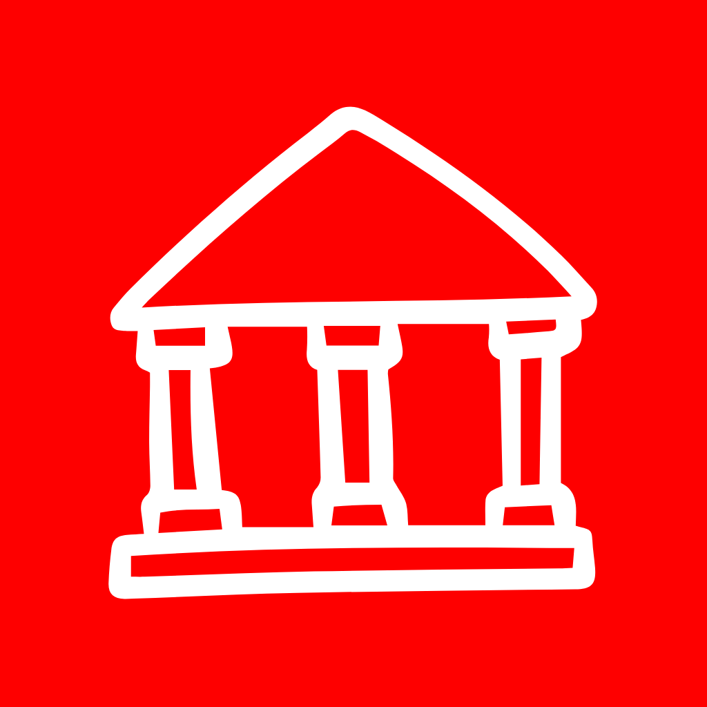 Red App Icon Bank