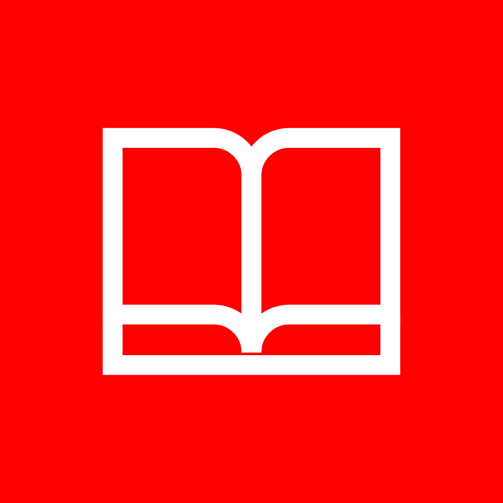 Red App Icon Books