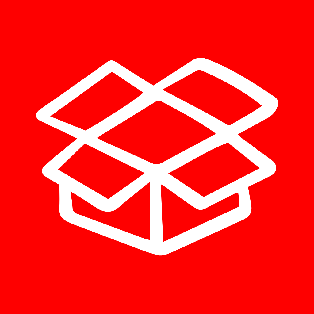 Red App Icon Dropbox