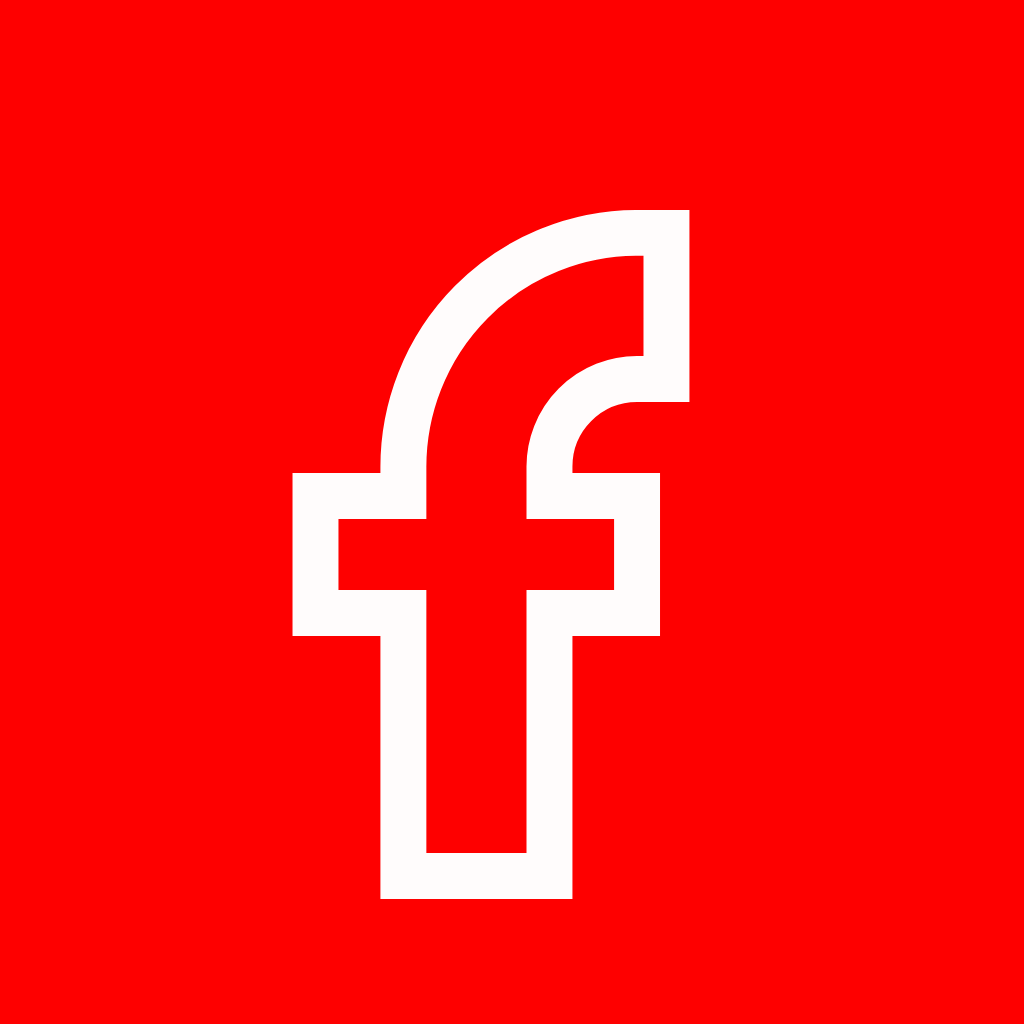 Red App Icon Facebook