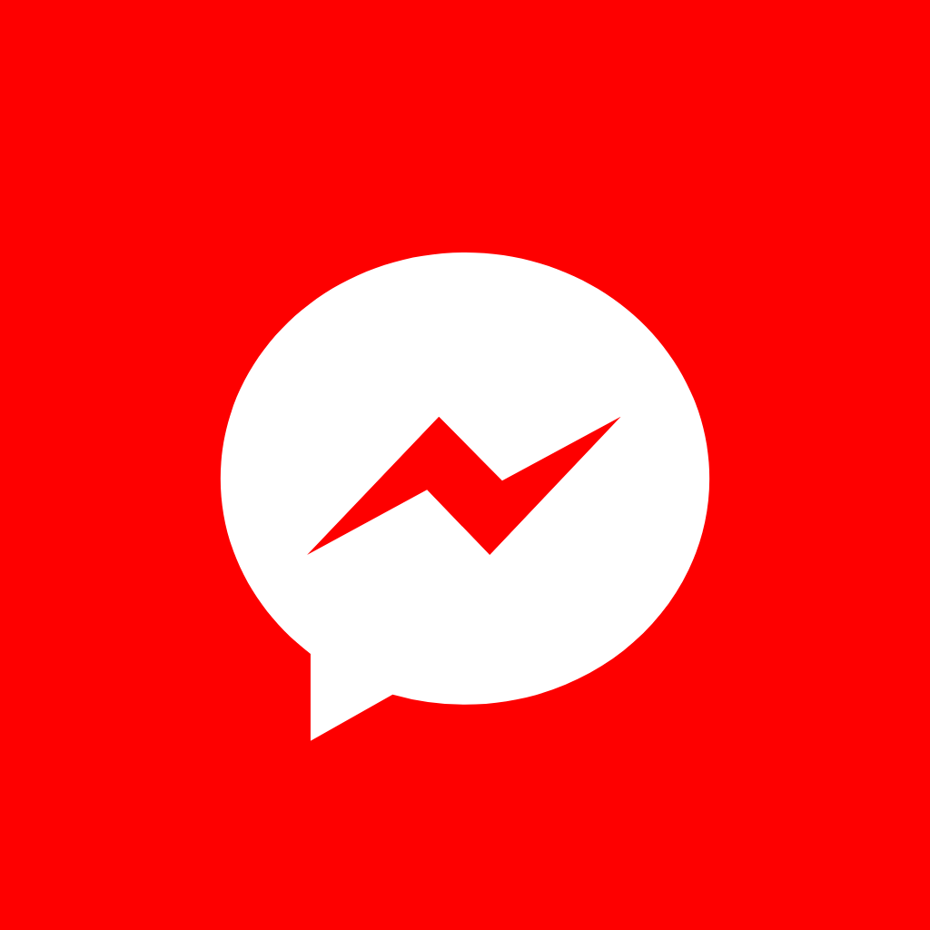 Red App Icon Messenger