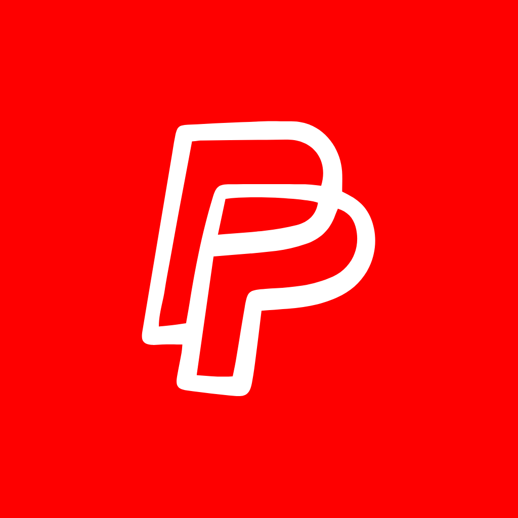 Red App Icon Paypal