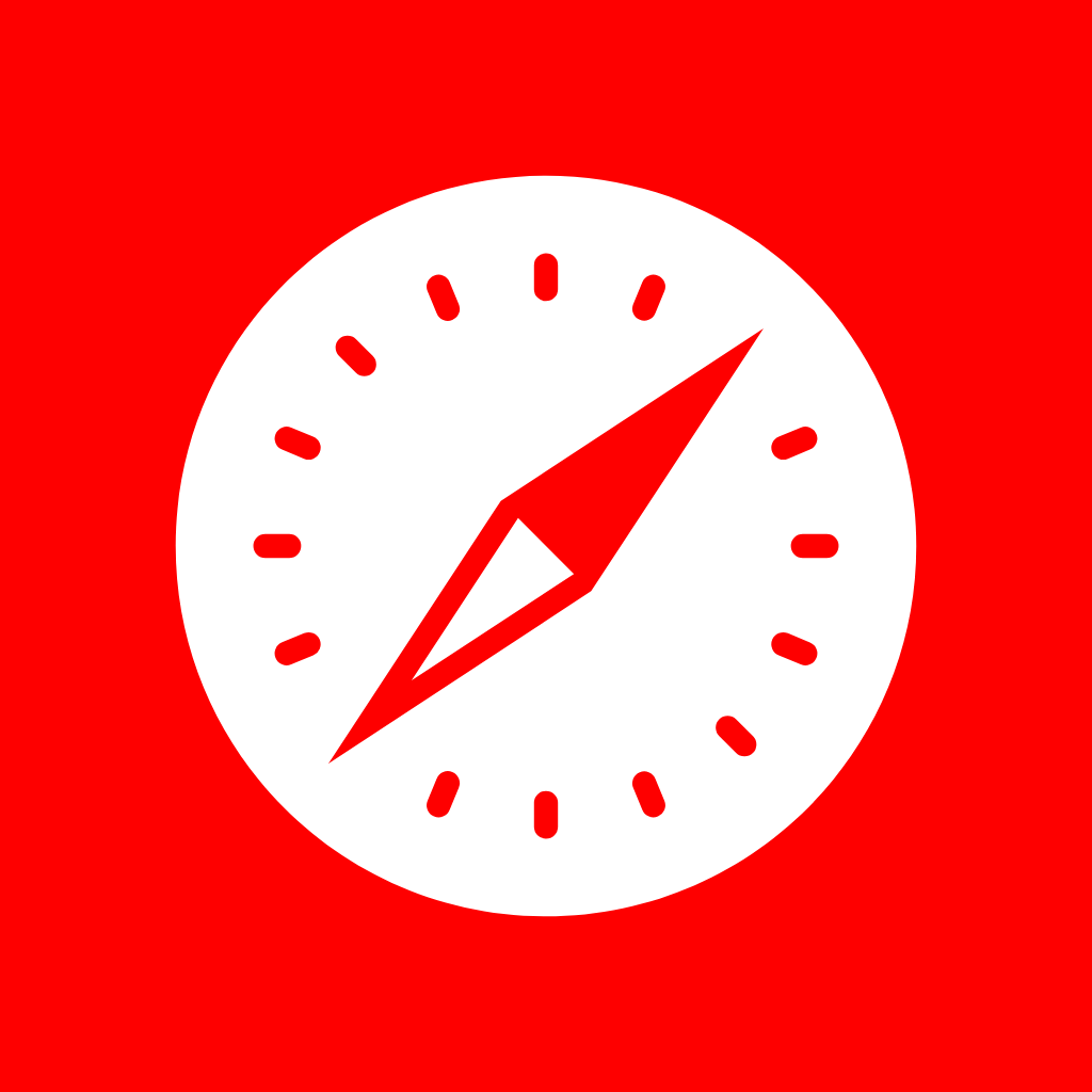 Red App Icon Safari