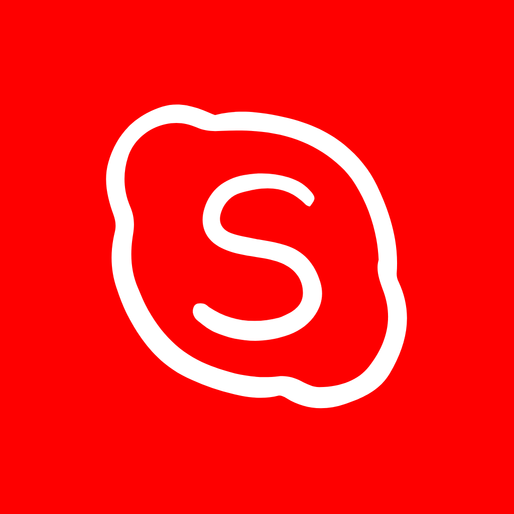 Red App Icon Skype