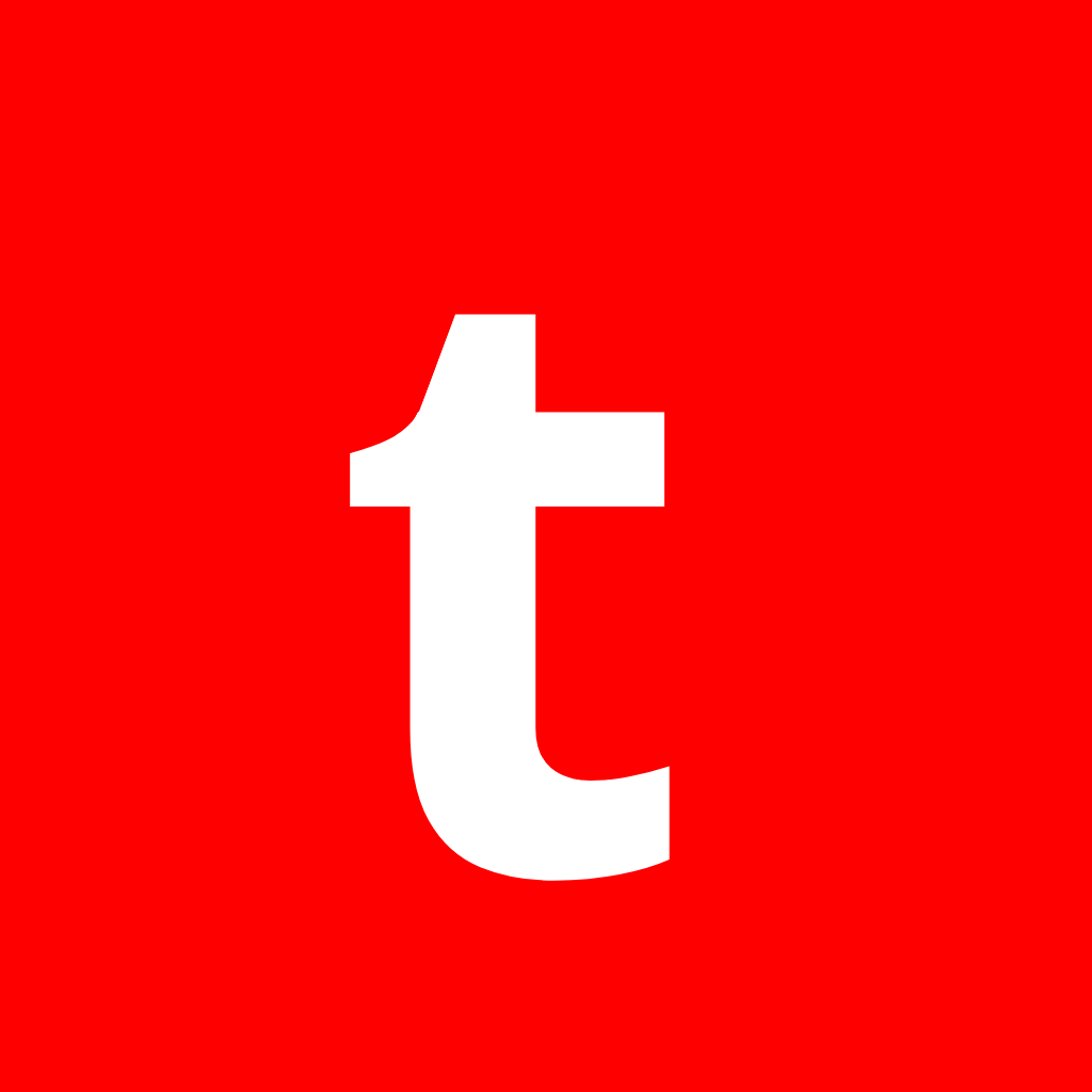 Red App Icon Tumblr