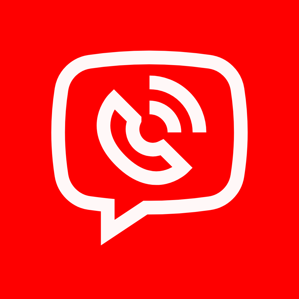 Red App Icon Viber