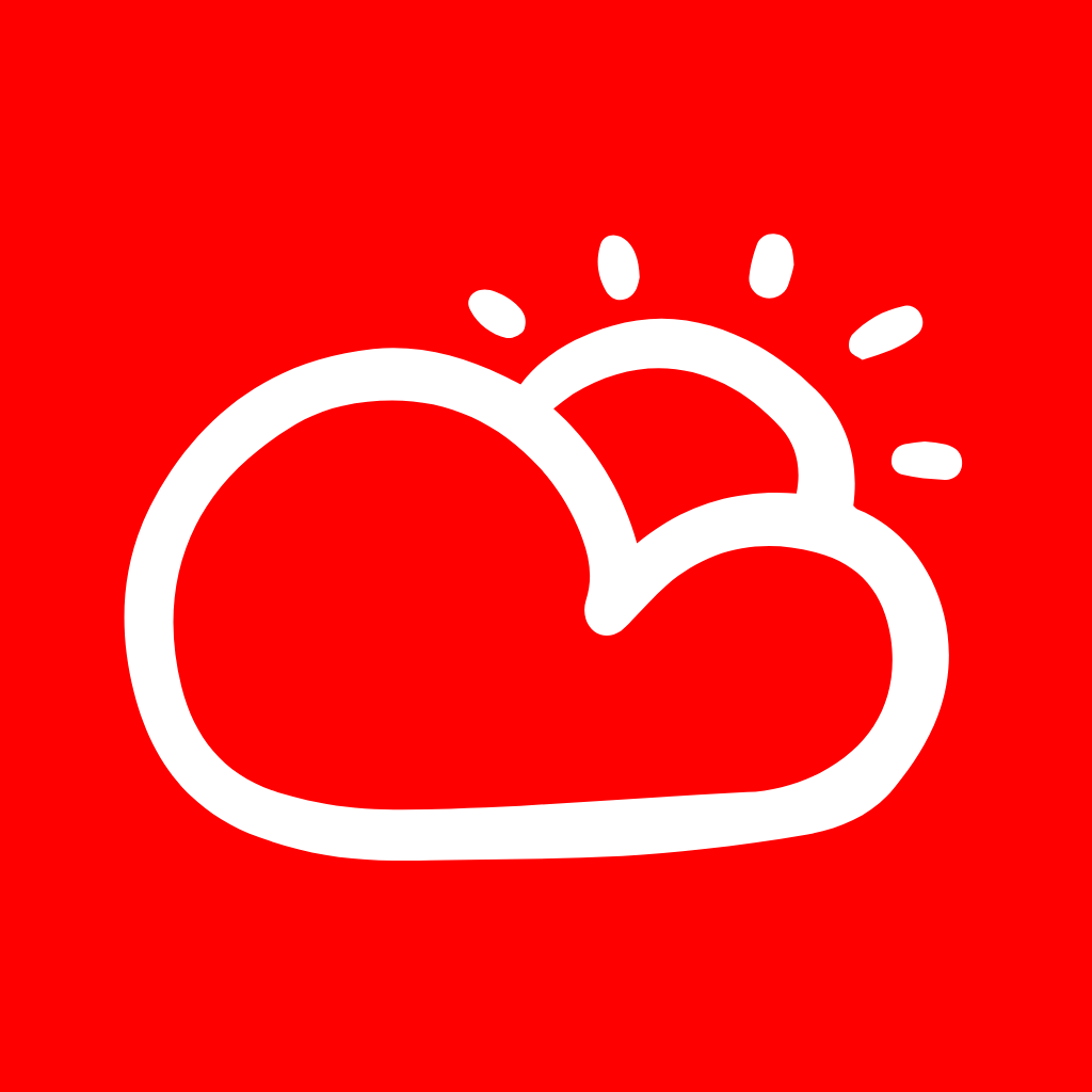 Red App Icon Weather