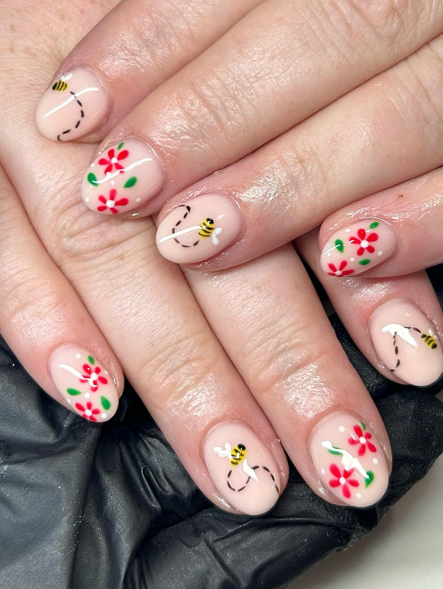 Spring in Swing Nails